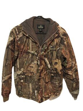 RedHead Mountain Stalker Camo Hooded Hunting Jacket Size Youth XL Realtree APHD